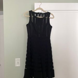 Black White House Black Market Cocktail Dress